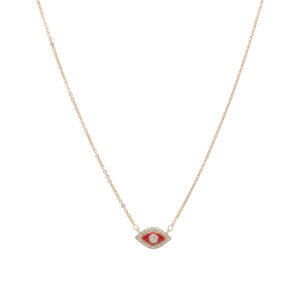 Cadena ojo turco rojo
