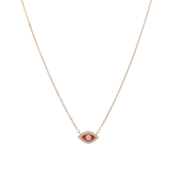 Cadena ojo turco rojo