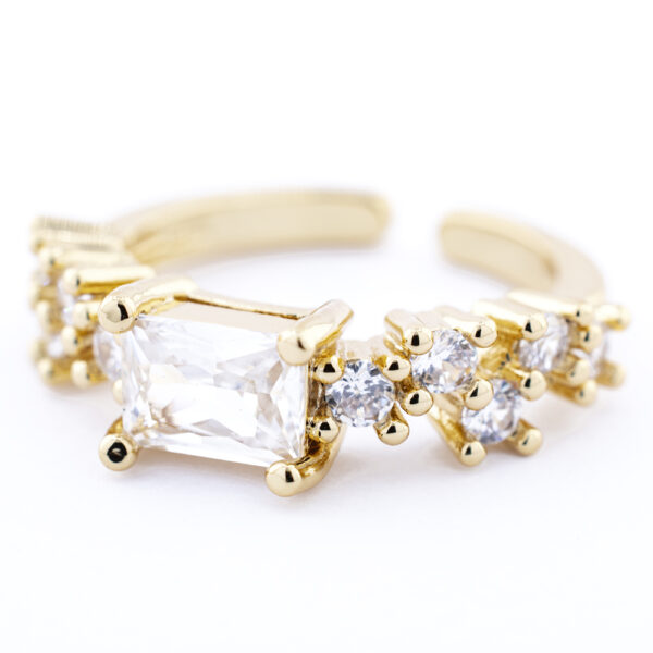 Anillo cristales grandes