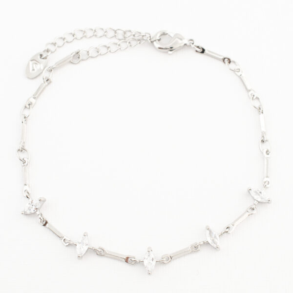 Pulsera cristales rodio