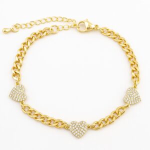 Pulsera corazones