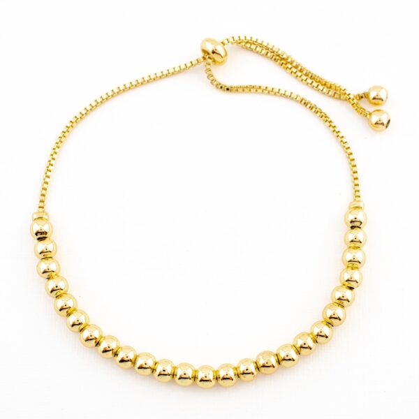 Pulsera ajustable bolitas