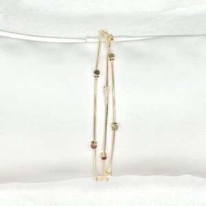Pulsera triple cubos