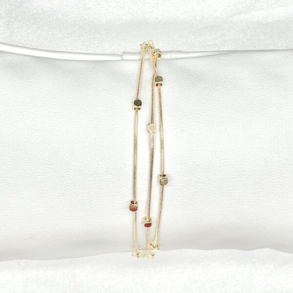 Pulsera triple cubos