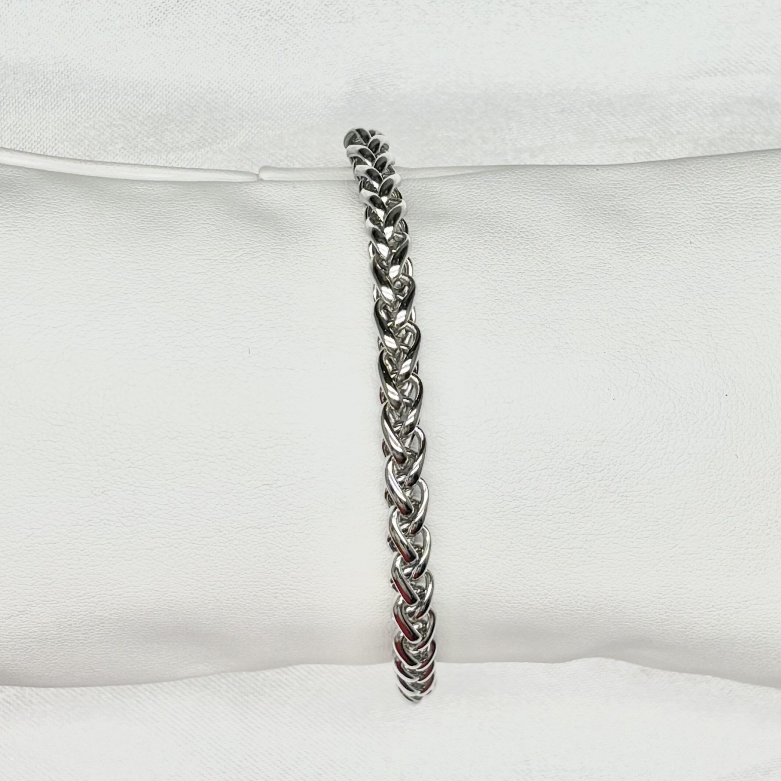 Pulsera cadena rodio