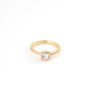 Anillo piedra cuadrada