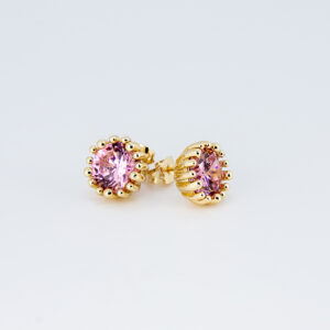 Arete Cristal Rosa
