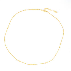 COLLAR COLA DE RATA BOLITAS