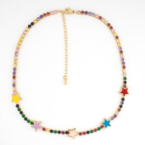 Collar estrellas colores