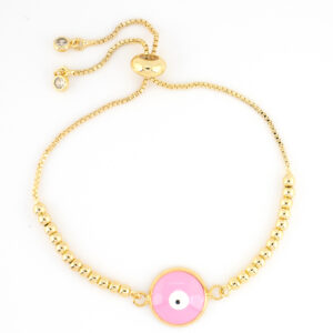 Pulsera ajustable rosa