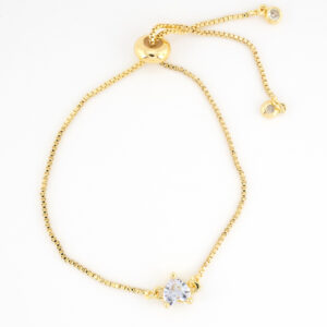 Pulsera ajustable corazón liso