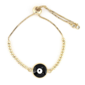 Pulsera 1 ojo turco negro