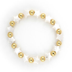 Pulsera estrella blanca