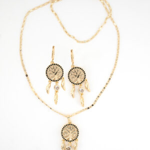 Juego atrapasueños negro