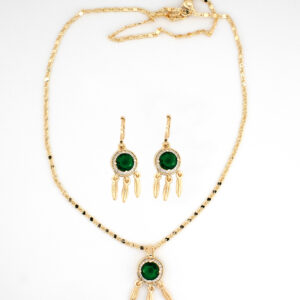 Juego atrapasueños verde