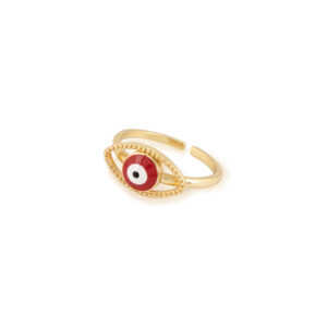 Anillo ojo turco rojo