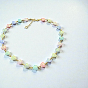 Collar corazon colores