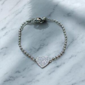 PULSERA RODIO CORAZON