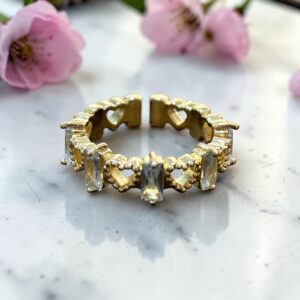 Anillo corazon cristal