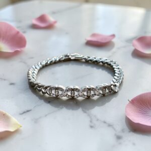 Pulsera rodio cristales