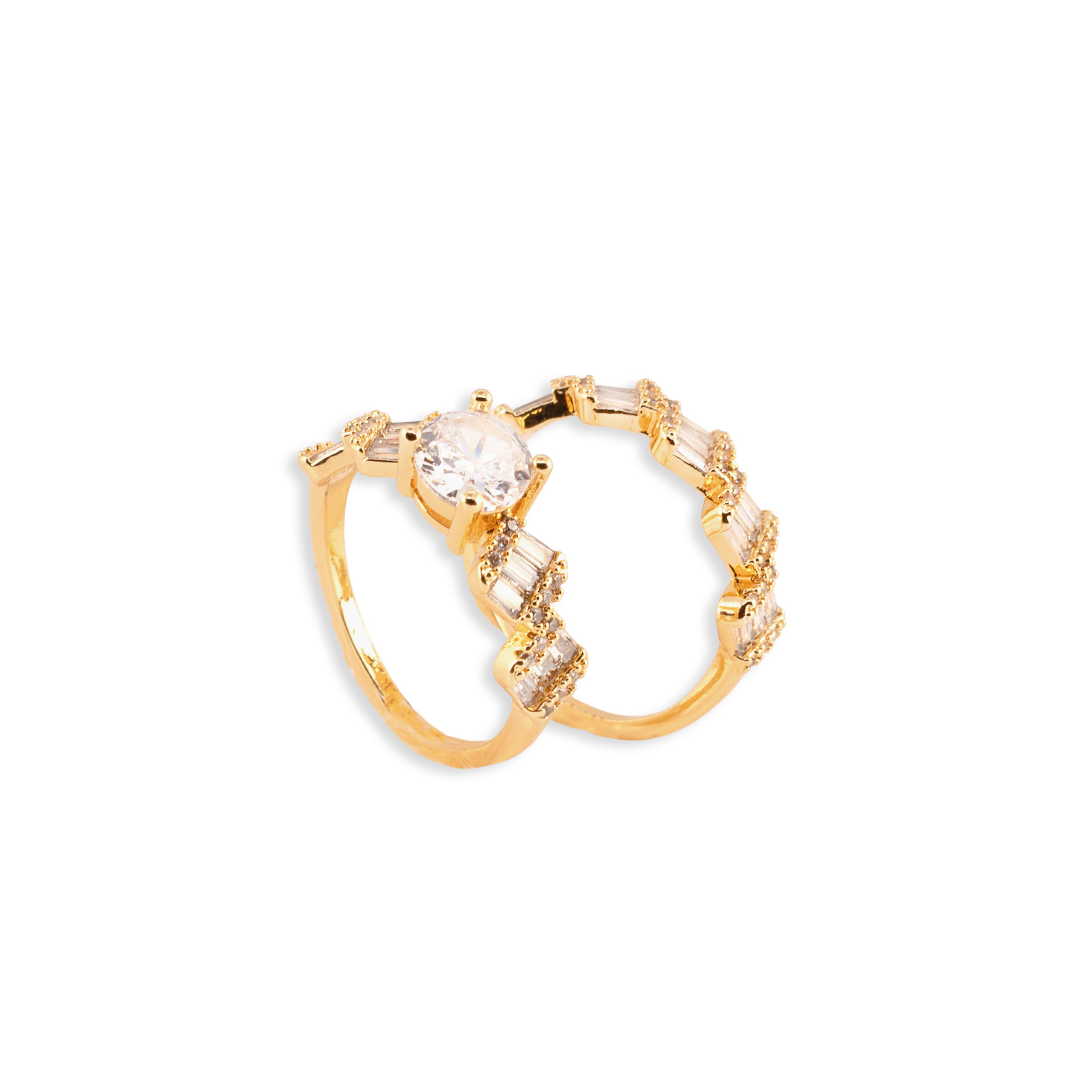 Set Anillos Golden
