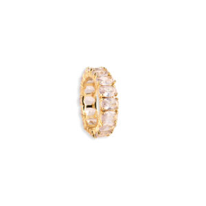 Anillo piedras plata