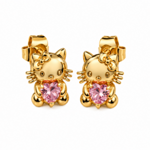 arete kitty rosa