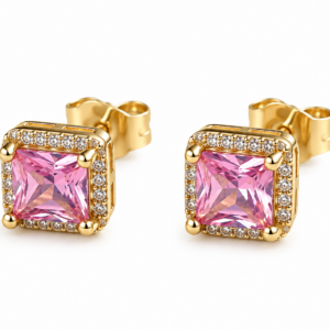 arete gold piedra rosa