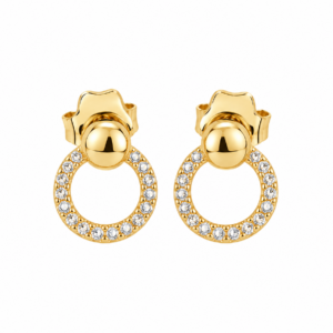 arete circulo cristal blanco