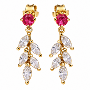 arete hojas piedra rosa